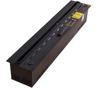 Electric Fireplace Insert - 3D Simulated Flame with Adjustable Mist Effect, Decorative Heater with Remote Control and Control Panel