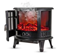 Electric Fireplace Log Burning Flame Effect Stove Fire Heater Thermal Wood 1800W