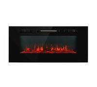 Galeras Electric Wall and Built-in Fireplace 1800 W 3 Colours Timer