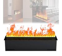 Electric Fireplace with 3D Water Vapor Flame - Adjustable Decorative Humidifier for Modern Home Decor