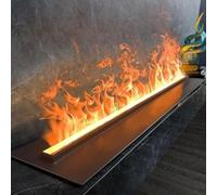 Electric Fireplace with 3D Water Vapor Flame, Touch Control, Auto-Fill for Cozy Home Ambiance