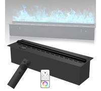 Electric Fireplace with 7 Colour Flame Effect, Smart App/Remote/Touch Control, Recessed 3D Water Vapor, Heater Not Included