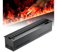 Electric Fireplace with Realistic Atomized Flame - 3D Water Vapor, Touch Screen, Remote Control, App, Automatic Water Filling for Living Rooms and Hotels