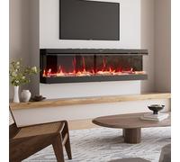 Electric Fireplace with Remote Control