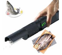 Electric Fish Descaler - Cordless, 6000mAh Battery, 3-Speed Adjustable, LCD Display for Easy Scale Removal - Ideal for Home Cooks & Chefs