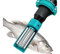 Electric Fish Scale Remover Hand Drill, 6 Rows Serrations, Adjustable Back, Essential Seafood Tool for Chefs and Home Cooking