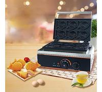 Electric Fish-shaped Waffle Maker with Temperature Control & Timer, Non-stick for Easy Cleaning, Ideal for Cafes and Tea Shops