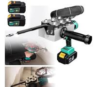 Electric Fish Tape - 6 Wheel Drive, Adjustable Speed for Efficient Cable Pulling and Wire Threading