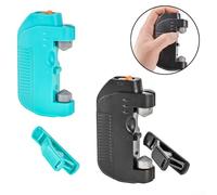 Electric Fishing Bobbin Winder with Knotter Assist for GTFGPR Machine, Suitable for GT/PR Knots Using Lines PE0 6 to PE3, Powered by Batteries with USB Charging (Blue)