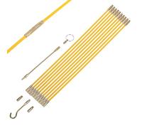 Electric Fishing Sticks - Cable Fishing Tools | Cable Puller Electric Gripper | Fiberglass Wire Pull Kit | For Wall Wiring Duct Hardware Indoor Outdoor