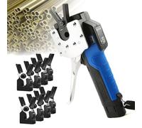 Electric Flaring Tool Kit- Copper Pipe Expander Tool- 45 Degree Eccentric Flaring Tool -1/4”-3/4” Single Flare Tool Tube Expander -Metric And Inch 2 In 1-5 Sec Fast Flaring 5pcsCollets