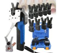 Electric Flaring Tool Kit for Copper and Aluminum Tubing - Multiple Chucks and Eccentric Expander for Effective Tubing Work