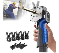 Electric Flaring Tool Set - Wireless 45° Eccentric Tube Flaring Device, Metric and Inch 2 in 1 with LED, Energy Efficient and Easy to Use