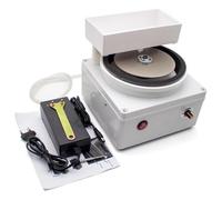 Electric Flat Grinder, Mini Bench Sharpening Machine, 0-4000 RPM Adjustable Speed, 600-Grit Diamond Grinding Wheel for Knives, Gems, and Lapidary