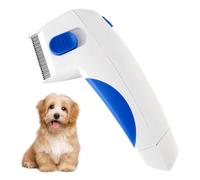 Electric Flea Comb for Dogs and Cats, Pet Electric Flea Zapper, Ticks Grooming Removal Tool, Lice Remover Pet Grooming Comb Brush, Safe Cordless Design, Ideal for Kitten Puppy Adult Pets (Upgraded)