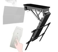 Electric Flip Down TV Wall Mount for 32 to 65 inch TVs, Motorised TV Bracket 0-75° Angle Adjustment, VESA 600 x 600mm for Flat and Pitched Roofs