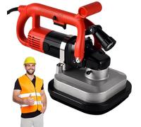 Electric Floor Grinder Polisher with 12 Grinding Discs and LED Light, 3600W Dual Handles for Concrete Surface Grinding and Polishing