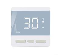 Electric Floor Heating Thermostat, 25A High Power Smart Temperature Control, For Underfloor Heating Systems In Steam Rooms(white)