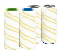 Electric Floor Roller Brush,Compatible for Karcher,Fc5 Fc7 Fc3 Fc3D Cleaner Accessories Robot Vacuum Cleaner Replacement Parts(4pcs Yellow)
