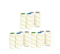 Electric Floor Roller Brush,Compatible for Karcher,Fc5 Fc7 Fc3 Fc3D Cleaner Accessories Robot Vacuum Cleaner Replacement Parts(12pcs Yellow)
