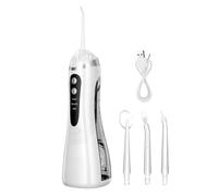 Electric Flosser for Teeth | Cordless Tooth Cleaner Machine | Cordless Teeth Irrigator | for Bathroom Shower Countertop Home Apartment Dormitory Hotel Travel