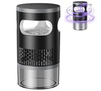 Electric Fly Killer for the Home, USB Powered Indoor Fly Zapper with UV Light, Spring Summer Portable Mosquito Killers Lamp for Indoor Outdoor, Bedroom, Garden, Camping, Kitchen (A-Black, A01-1PC)