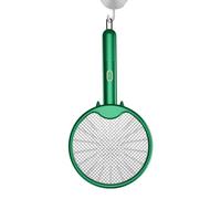 Electric Fly Swatter - USB Rechargeable Fly Zapper, Foldable Electric Racket for Killing | Handheld Zapper with 3000 Volt Shock for Indoor Outdoor Trap Camping Travel