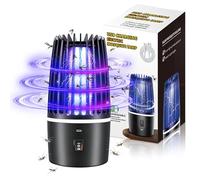 Electric Fly Zapper Mosquito Killer Portable Bug Zapper Indoor/Outdoor 4000mah Mosquito Trap 2 In 1 Rechargeable UV Lamp Fly Killers for Home Garden Backyard Camping