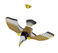 Electric Flying Bird Cat Toy | Electronic Flying Bird with Light Sound,Simulation Hangable Pet Supplies for Indoor Stimulating Play Eliminating Boredom Hunting Jumping