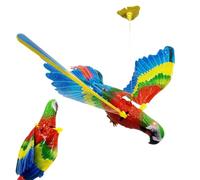 Electric Flying Bird Cat Toy - Hangable Simulation Bird with Light Sound,Indoor Hangable Simulation Electronic for Stimulating Play Ceiling Eliminating Boredom Hunting Exercise Jumping