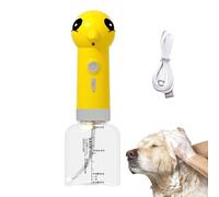 Electric Foam Cleaning Machine for Dogs - ABS 9.84 Inch | Silicone Pet Foamer - Refillable Shampoo Dispenser for Cats, Puppies, Kittens, Bath,