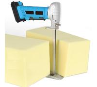 Electric Foam Cutting Machine, Precision Sponge Cutting Saw with Auxiliary Guide Rail for Commercial Foam Rubber, Ideal for Various Cutting Needs