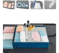 Electric Foam Cutting Machine | Temperature Control and Movable Rotating Ruler | Hot Wire Foam Cutter Table for DIY Projects and Crafts