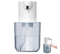 Electric Foam Soap Dispenser - Automatic Touch Free Pump, Rechargeable Sensor Bottle, Adjustable Bubble Output | Smart Hygienic Handwashing Gadget For Kitchen Sink Bathroom Counter Nursery Spa Salon H