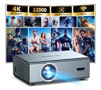 [Electric Focus] 4K Projector Support with WiFi6 and Bluetooth 5.3, 22000L for Outdoor Video Movie Use, OWNKNEW Latest Action Air Game Projector, Auto Correction