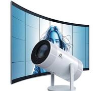 [Electric Focus] Android 11 Portable Mini Projector with Wifi 6 and Bluetooth, Keystone Correction, Outdoor Projector 16000L 4K Support for iPhone/Android/ TV Stick/HDMI/Laptop