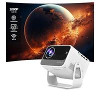 【Electric Focus/Keystone Correction】Hippus 4K Home Cinema Android Smart Projector Full HD 1080P WiFi 6 Bluetooth Video Mini Projector Mobile Phone Compatible with