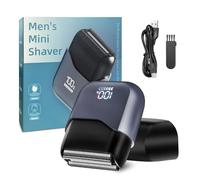 Electric Foil Shaver for Men, Triple-Blade Wet & Dry Razor with Floating Head, USB-C Charging, IPX7 Waterproof Men’s Electric Shaver, Compact Travel Grooming Kit - Valentines Gift for Him