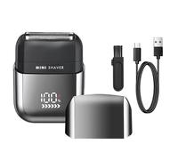 Electric Foil Shavers for Men,Mini Electric Razor with LED Display&Fast Charge - IPX7 Waterproof Cordless Beard Trimmer - Micro-Comb Technology & Precision Blades