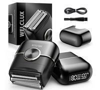 Electric Foil Shavers for Men: Upgraded Mini Electric Razor with 4 Floating Blades & Big LED Display - Foil Shaver for Men with 2 Gears Adjustable - Face Shaver with IPX7 Waterproof,USB Type C