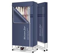Electric Foldable Heated Drying Rack with Cover - Energy Saving Indoor Clothes Airer for Fast Drying