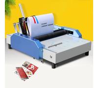 Electric Folding Machine, A3 Brochure Binding & Stitching Machine, Multifunctional Paper Maker and Stapler for Schools and Offices
