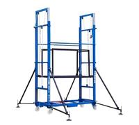 Electric Folding Scaffolding Tower with Remote Control, Portable Lifting Platform for Construction, Maintenance, and Home Repair Work