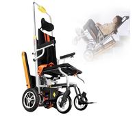 Electric Folding Stair Climbing Hand Truck,Aluminum Alloy Frame，Compact and Lightweight, It Can Be Folded Up and Placed in the Trunk of a Vehicle.For Elderly Disabled Patient Manual version