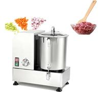 Electric Food Chopper & Commercial Blender, 1200W/1800W Adjustable Speed, Magnetic Switch Saf-ety, Efficiently Chops Meat, Vegetables, for High-Volume Food Prep in Canteens(9L)