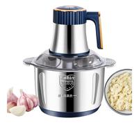 Electric Food Chopper Stainless Steel Vegetable Chopper Multifunctional 5L Automatic Chopper for Grain Crushing Ice Crushing Nut Butter Preparation