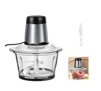 Electric Food Choppers and Dicers Mini Blender Food Processor 2L Glass Bowl Vegetable Grinder Meat Blender Meat Mincers for Home Use