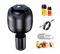 Electric Food Packaging Machine Automatic Jar Vacuum Sealer With LCD Digital Display Portable Kitchen Appliance Best Jar Vacuum Sealer