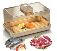 Electric Food Thawing Board & Box, Fast Thawing Machine, Time Wind Speed Temperature Adjustable, 360° Hot Air Circulation, Smart Frozen Meat Defrosting Tray For Steak Seafood