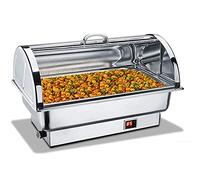Electric Food Warmer Buffet Serving Dish, 400W, 9L Capacity, Adjustable Temperature, Ideal for Parties, Buffets, Catering Events, Keeps Meals Hot and Ready to Serve